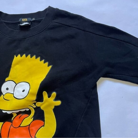 FUN The Simpson Bart Black Sweatshirt US M - Picture 4 of 8